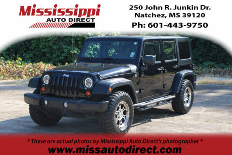 2010 Jeep Wrangler Unlimited for sale at Auto Group South - Mississippi Auto Direct in Natchez MS