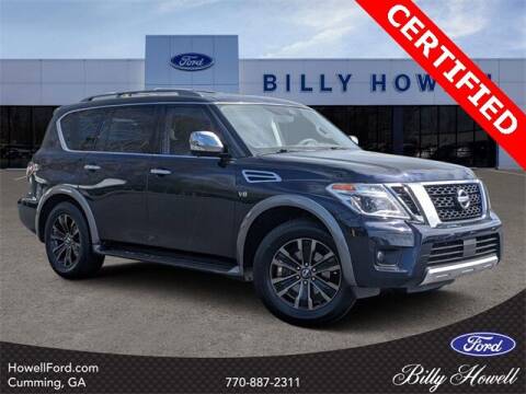 2018 Nissan Armada for sale at BILLY HOWELL FORD LINCOLN in Cumming GA