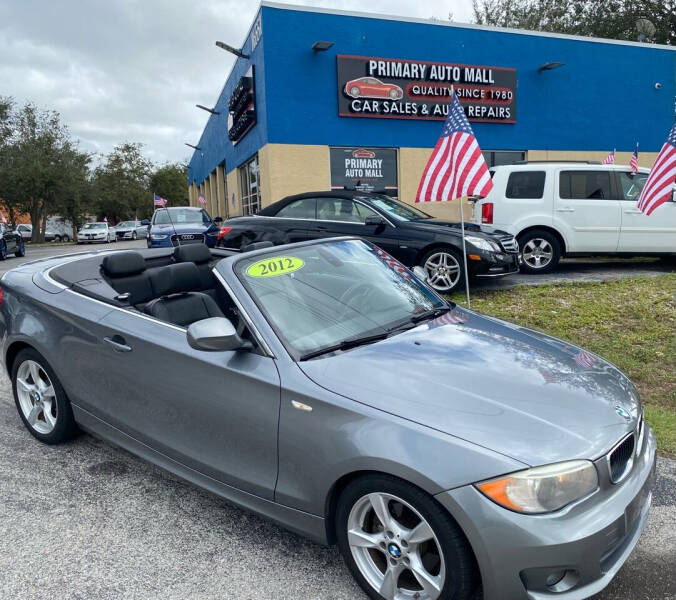 2012 BMW 1 Series for sale at Primary Auto Mall in Fort Myers FL