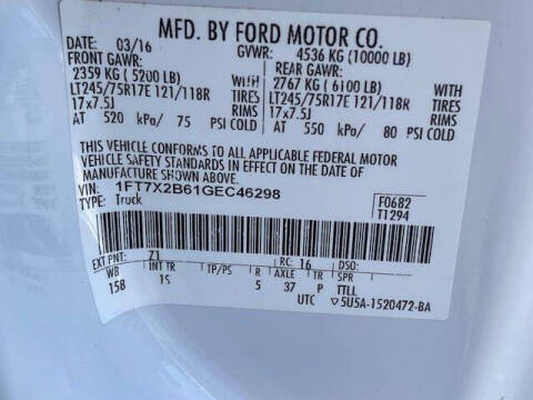 2016 Ford F-250 Super Duty