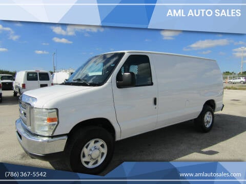 2010 Ford E-Series Cargo for sale at AML AUTO SALES - Cargo Vans in Opa-Locka FL