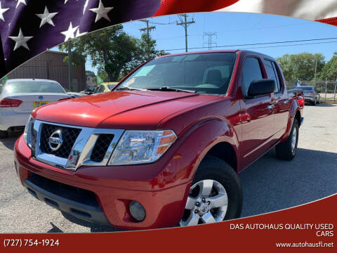 2012 Nissan Frontier for sale at Das Autohaus Quality Used Cars in Clearwater FL
