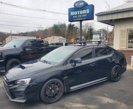 2018 Subaru WRX for sale at Route 106 Motors in East Bridgewater MA