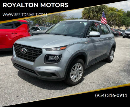 2021 Hyundai Venue for sale at ROYALTON MOTORS in Plantation FL
