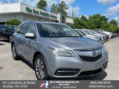 2016 Acura MDX for sale at Ole Ben Franklin Motors KNOXVILLE - Alcoa in Alcoa TN