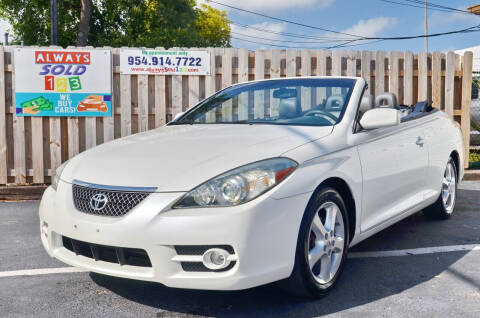 2008 Toyota Camry Solara for sale at ALWAYSSOLD123 INC in Fort Lauderdale FL