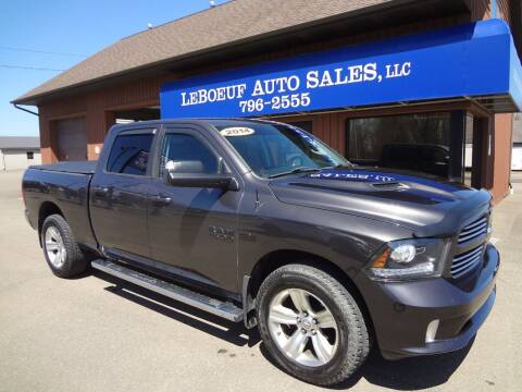 2014 RAM 1500 for sale at LeBoeuf Auto Sales in Waterford PA