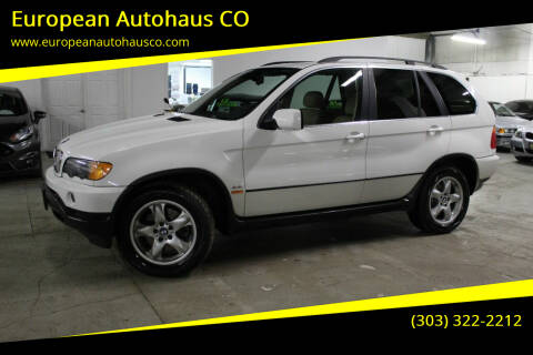 2003 BMW X5 for sale at European Autohaus CO in Denver CO
