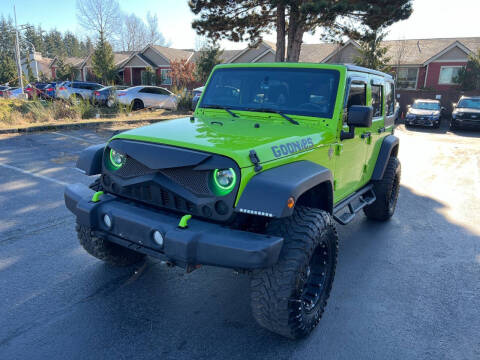 2012 Jeep Wrangler Unlimited for sale at King Crown Auto Sales LLC in Federal Way WA