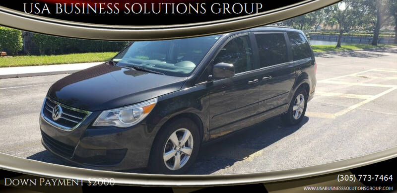 2011 Volkswagen Routan for sale at USA BUSINESS SOLUTIONS GROUP in Davie FL