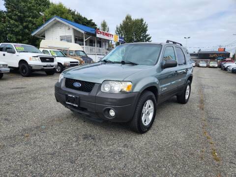 2007 Ford Escape Hybrid for sale at Leavitt Auto Sales and Used Car City in Everett WA