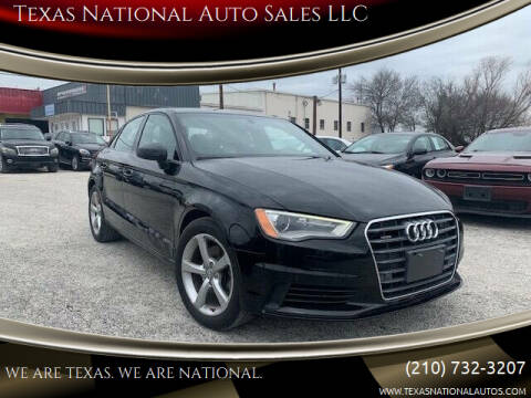 2015 Audi S3 for sale at Texas National Auto Sales LLC in San Antonio TX