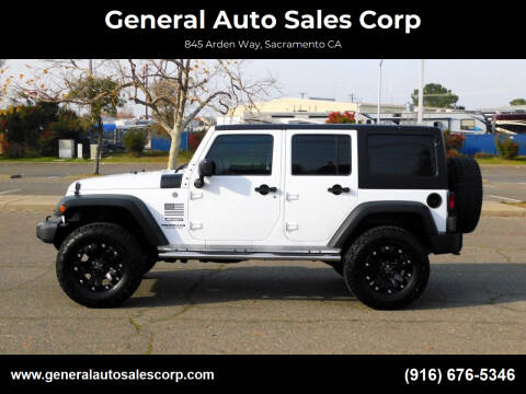 2014 Jeep Wrangler Unlimited for sale at General Auto Sales Corp in Sacramento CA