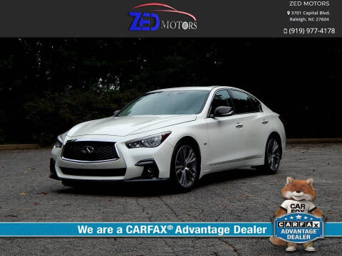 2018 Infiniti Q50 for sale at Zed Motors in Raleigh NC