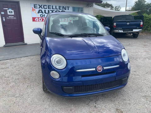 2013 FIAT 500 for sale at Excellent Autos of Orlando in Orlando FL