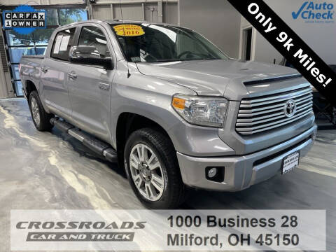 2016 Toyota Tundra for sale at Crossroads Car & Truck in Milford OH