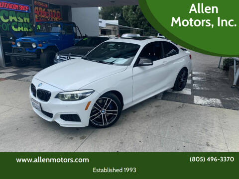 2018 BMW 2 Series for sale at Allen Motors, Inc. in Thousand Oaks CA