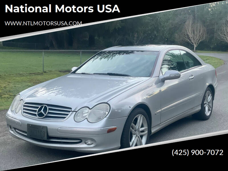 2004 Mercedes-Benz CLK for sale at National Motors USA in Federal Way WA