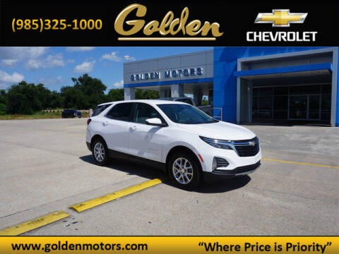 2022 Chevrolet Equinox for sale at GOLDEN MOTORS in Cut Off LA