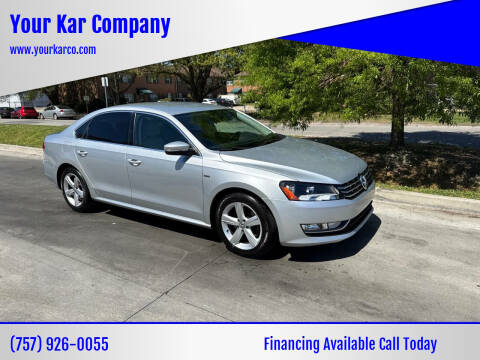 2015 Volkswagen Passat for sale at Your Kar Company in Norfolk VA