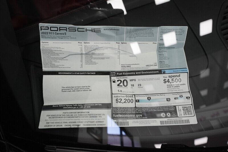 2022 Porsche 911 Carrera S