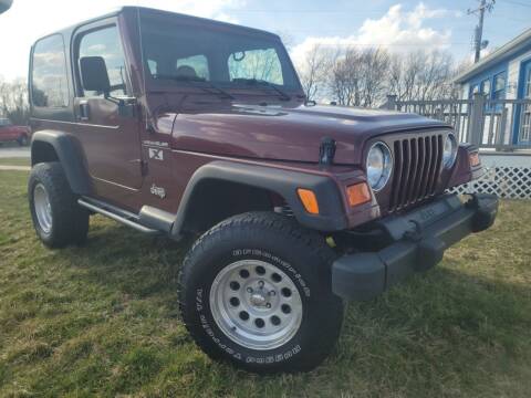 2002 Jeep Wrangler for sale at Sinclair Auto Inc. in Pendleton IN