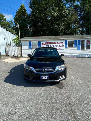 2014 Honda Accord for sale at Elkridge Auto in Elkridge MD