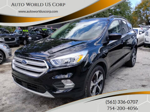 2018 Ford Escape for sale at Auto World US Corp in Plantation FL
