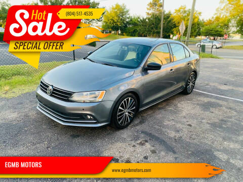 2015 Volkswagen Jetta for sale at EGMB MOTORS in Midlothian VA