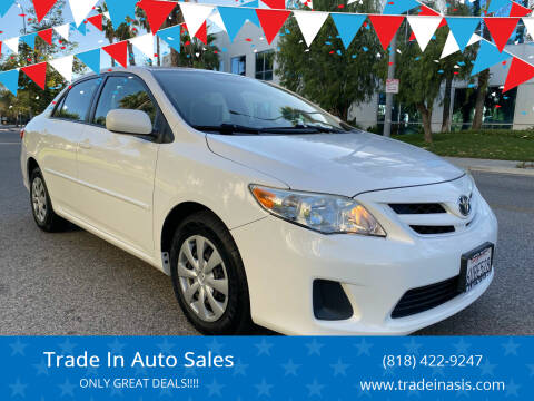 2011 Toyota Corolla for sale at Trade In Auto Sales in Van Nuys CA