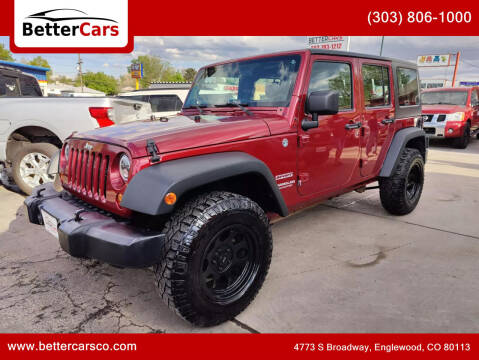 2012 Jeep Wrangler Unlimited for sale at Better Cars in Englewood CO