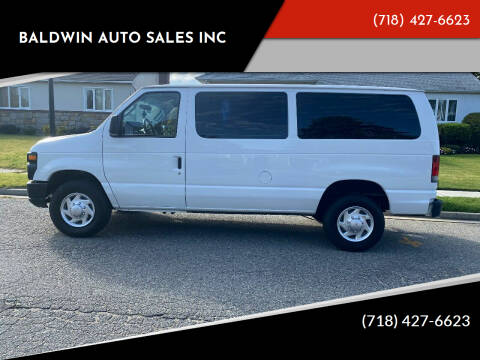 2012 Ford E-Series Wagon for sale at Baldwin Auto Sales Inc in Baldwin NY