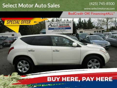 2007 Nissan Murano for sale at Select Motor Auto Sales in Lynnwood WA