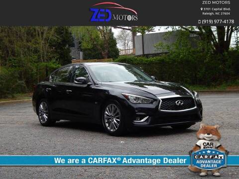 2018 Infiniti Q50 for sale at Zed Motors in Raleigh NC