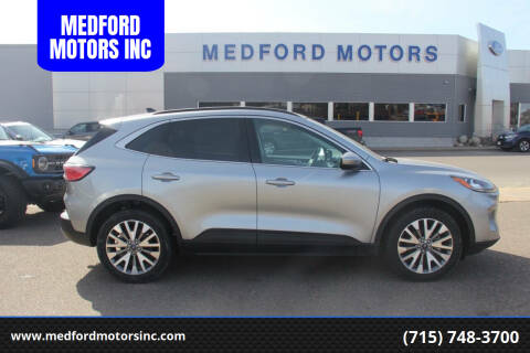 2022 Ford Escape for sale at MEDFORD MOTORS INC in Medford WI
