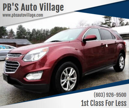 2017 Chevrolet Equinox for sale at PB'S Auto Village in Hampton Falls NH