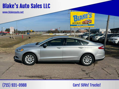 2016 Ford Fusion for sale at Blake's Auto Sales LLC in Rice Lake WI