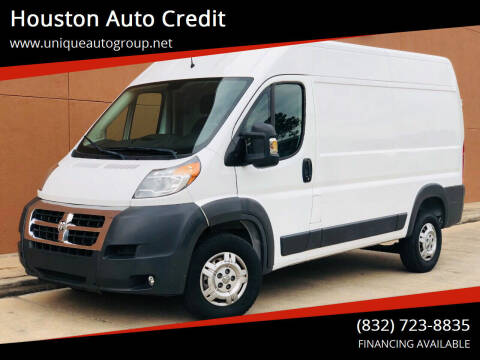 2016 RAM ProMaster Cargo for sale at Houston Auto Credit in Houston TX
