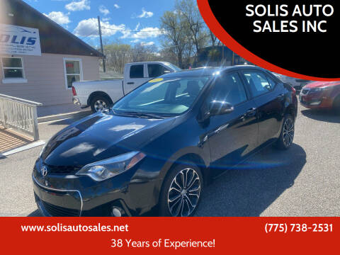 2015 Toyota Corolla for sale at SOLIS AUTO SALES INC in Elko NV