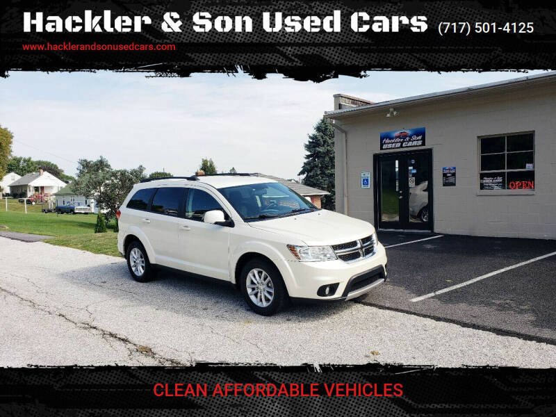 2013 Dodge Journey for sale at Hackler & Son Used Cars in Red Lion PA