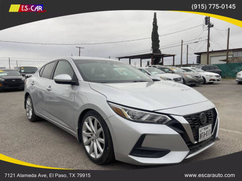 2020 Nissan Sentra for sale at Escar Auto in El Paso TX