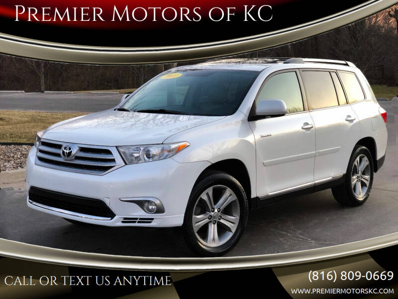 2011 Toyota Highlander for sale at Premier Motors of KC in Kansas City MO