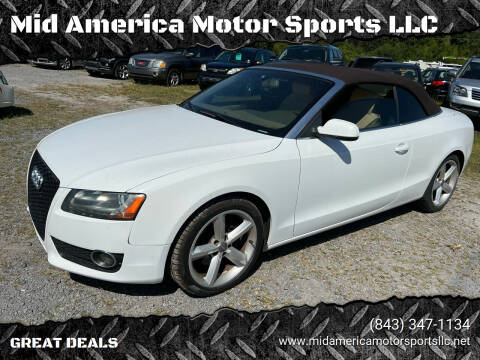 2011 Audi A5 for sale at Mid America Motor Sports LLC in Conway SC