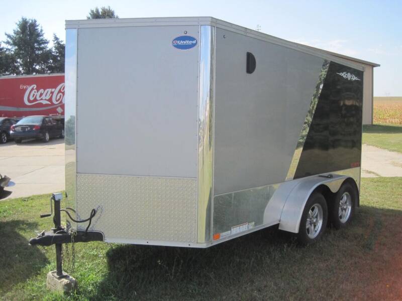 2018 united 7x12  enclosed trailer for sale at IVERSON'S CAR SALES in Canton SD