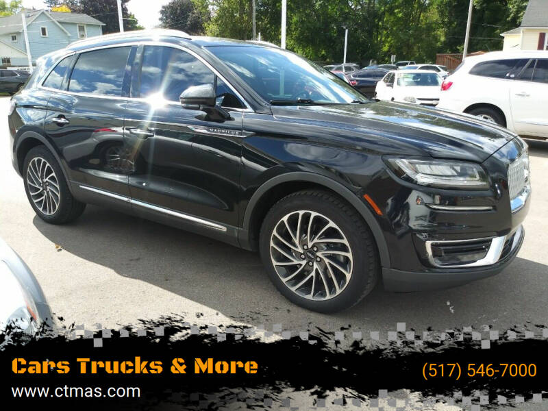 2019 Lincoln Nautilus for sale at Cars Trucks & More in Howell MI