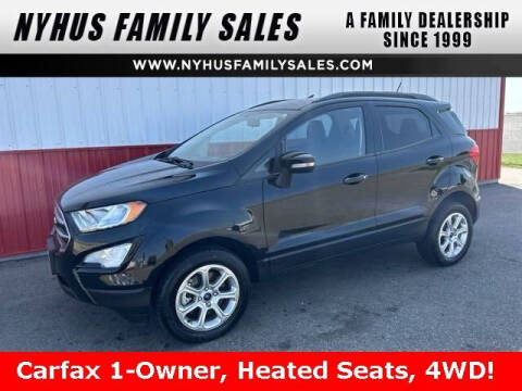 2020 Ford EcoSport for sale at Nyhus Family Sales in Perham MN