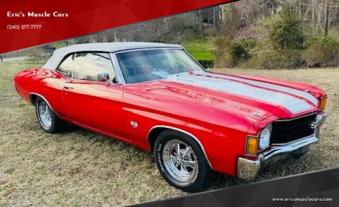 1972 Chevrolet Chevelle for sale at Eric's Muscle Cars in Clarksburg MD