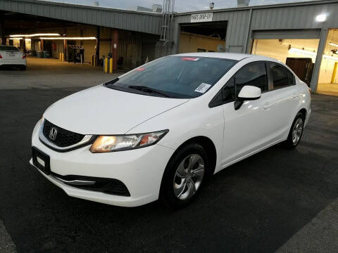 2013 Honda Civic for sale at ATLANTIC MOTORS GP LLC in Houston TX