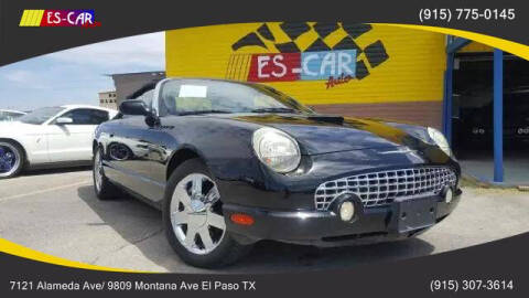 2003 Ford Thunderbird for sale at Escar Auto - 9809 Montana Ave Lot in El Paso TX