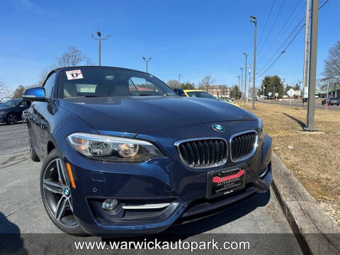 2017 BMW 2 Series for sale at WARWICK AUTOPARK LLC in Lititz PA